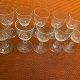 Set of 10 liquor glasses