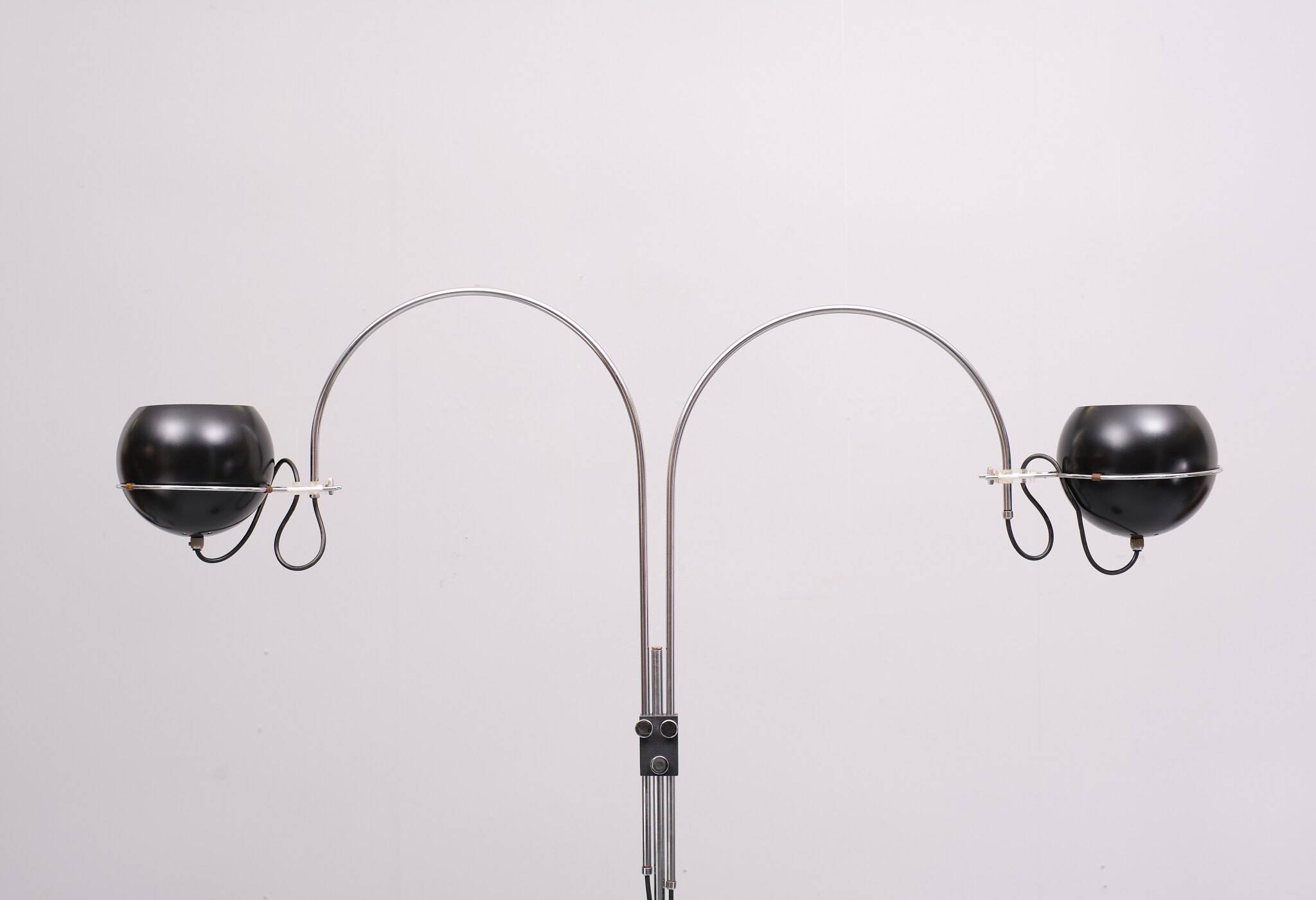 Vintage Space Age Gepo Double Arc Eyeball Floor Lamp