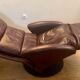 Fauteuil relax Jori des années 70 80 en cuir
