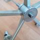 Chrome metal chandelier 5 branches vintage glass globes 60 70