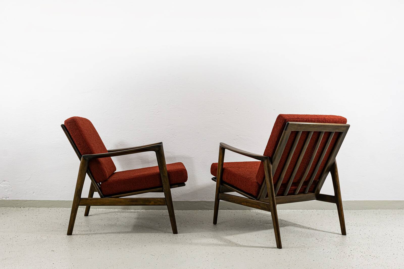 Mid Century Modern Armchairs By Sfm, Poland, 1960s, set of 2