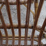 4 rattan basket chairs