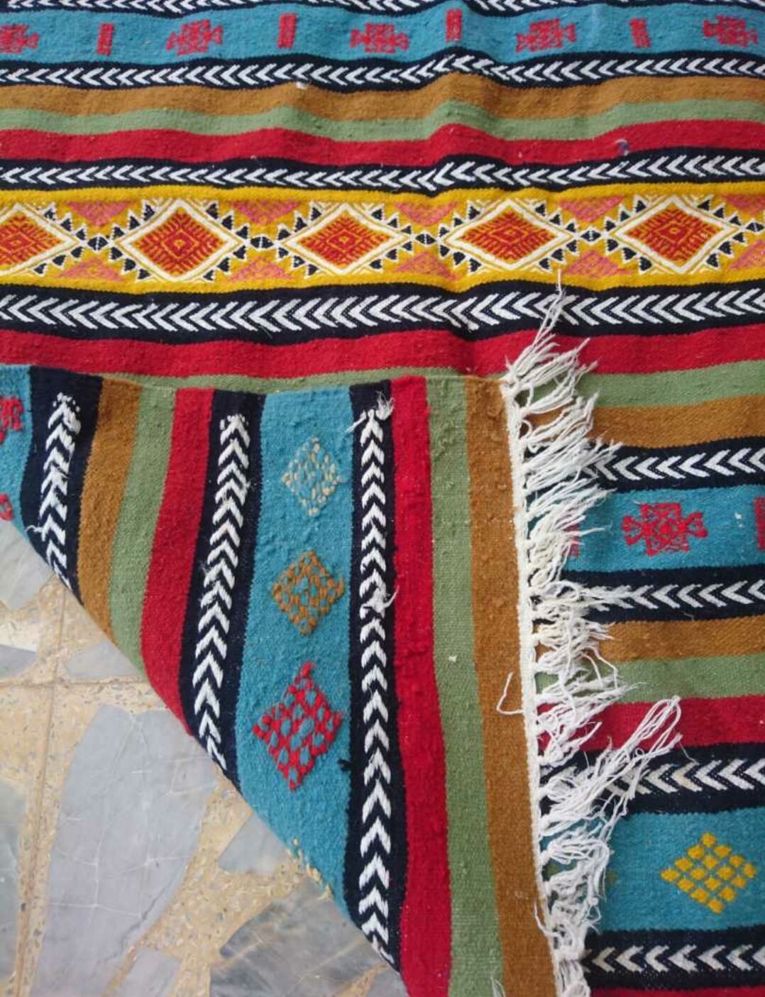 Carpet beber kilim multicolor 105x140cm