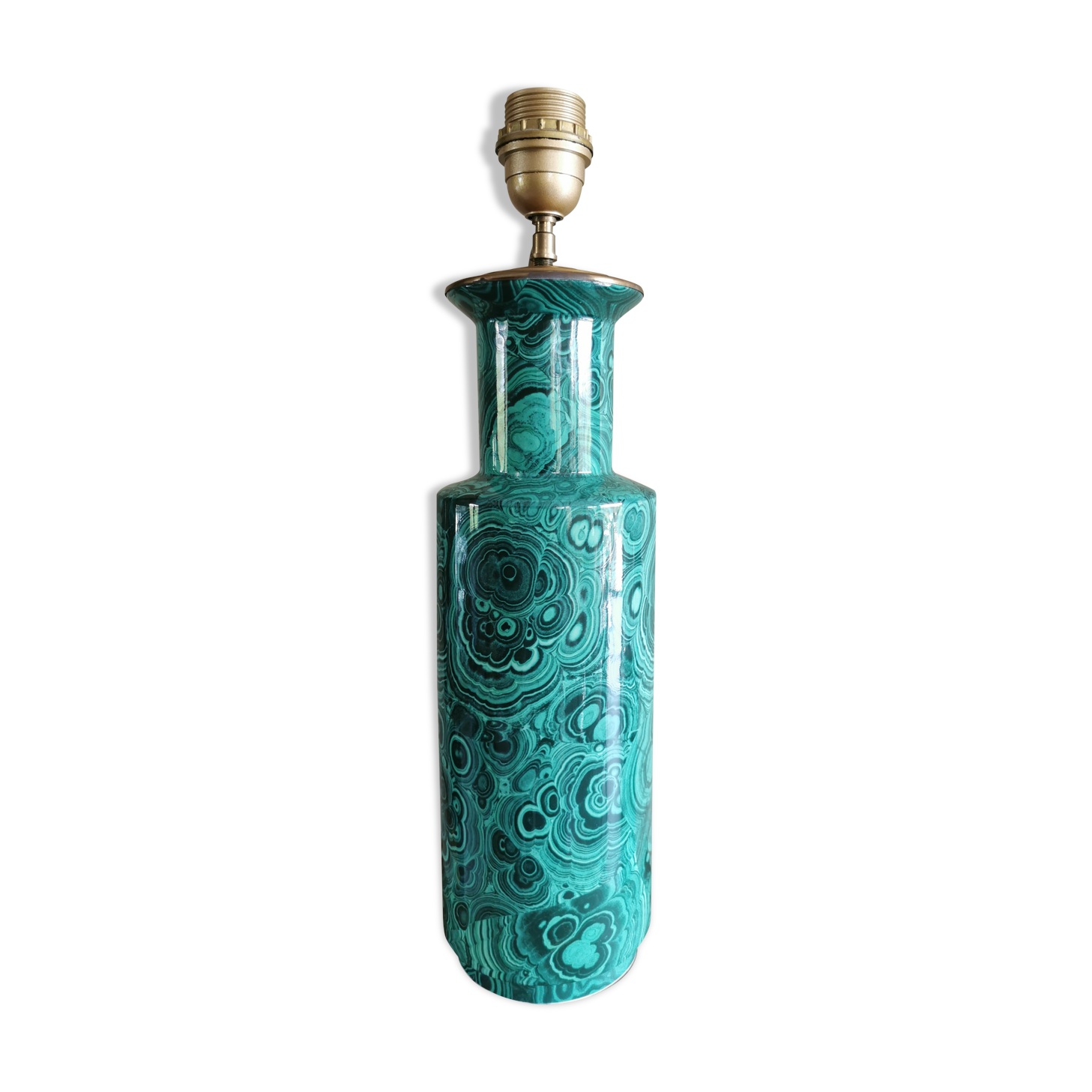 Malachite vintage decoration lamp foot