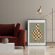 Chequers giclee art print, 50x70cm