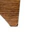 Retro oval wooden coffee table