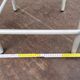 Vintage industrial stackable stool in wood and metal
