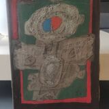 Peinture Art abstrait/Huile sur toile. Style Augustin Ubeda. 32 x 24cm