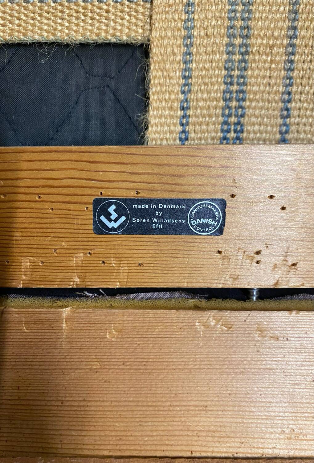 Fauteuil lounge en cuir du milieu du siècle par Kai Lyngfeldt-Larsen, Danemark, années 1960