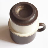 Ceramic filter coffee cups by Zaalberg Holland, 1960s.