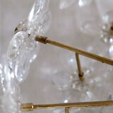 Ceiling flowers in murano glass and brass