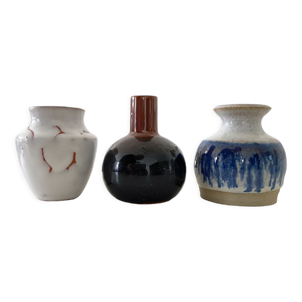 3 vases vintage, céramiques de collection Selency