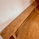 Old farmhouse bench in raw solid oak - 2.2m