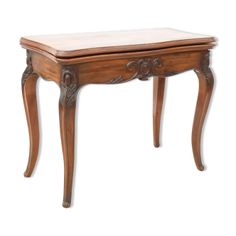 Mahogany game table