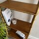 Rattan wall shelf