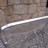 5 vintage 70'S chairs + Giancarlo Piretti Castelli support