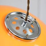 Space Age Orange Jolly Pendant Lamp from Guzzini, 1960s