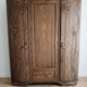 Large Art Deco wardrobe in carved solid oak