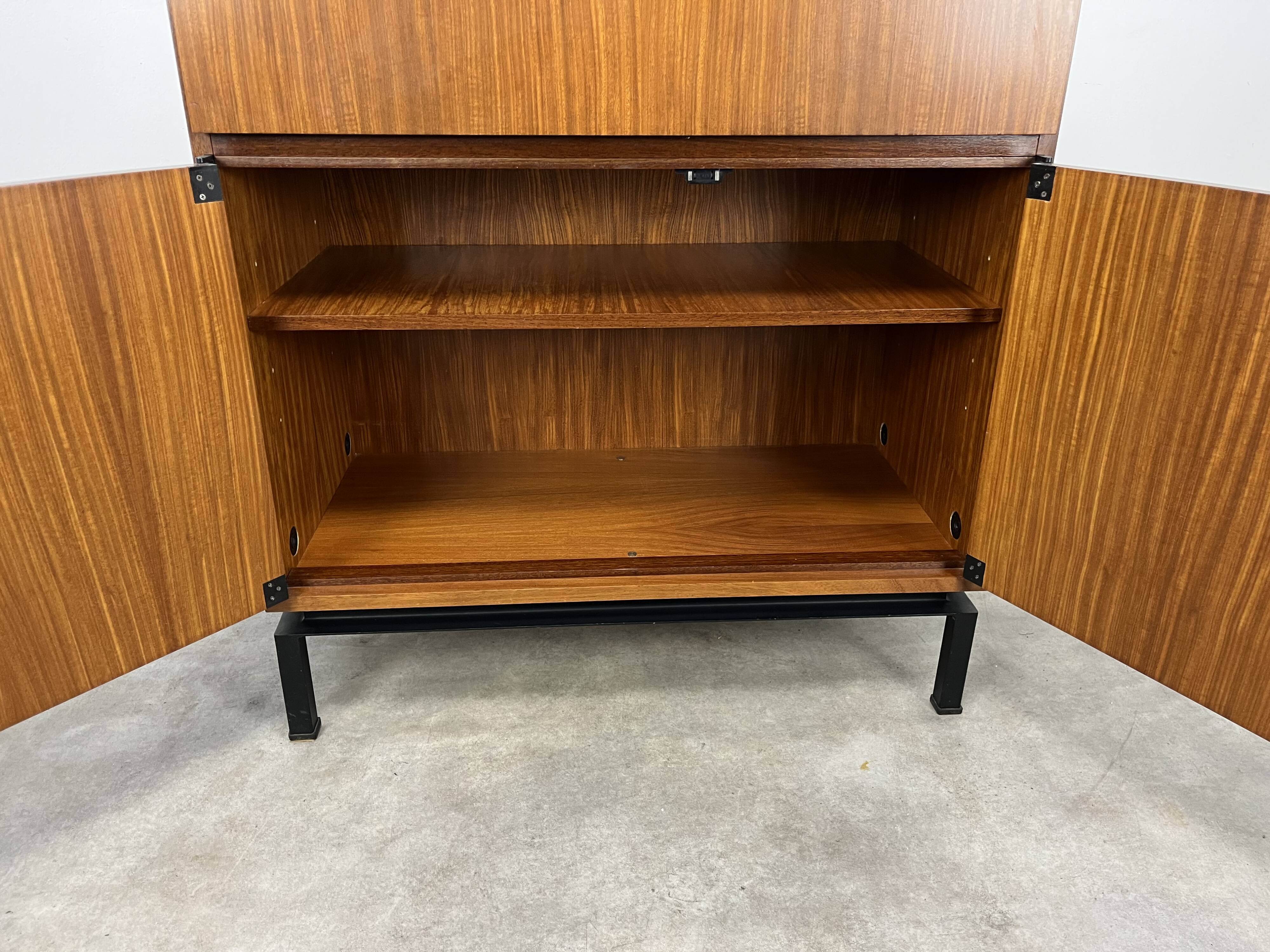 Marcel Gascoin secretary desk, reconstruction style, 1950s, for Alveole