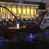 Acapulco bordeaux armchair