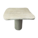 Travertine dining table
