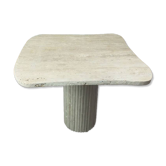 Travertine dining table