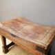 Ancien table billot de boucher trussant & cie, 1960