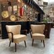 Pair of 60s cocktail armchairs