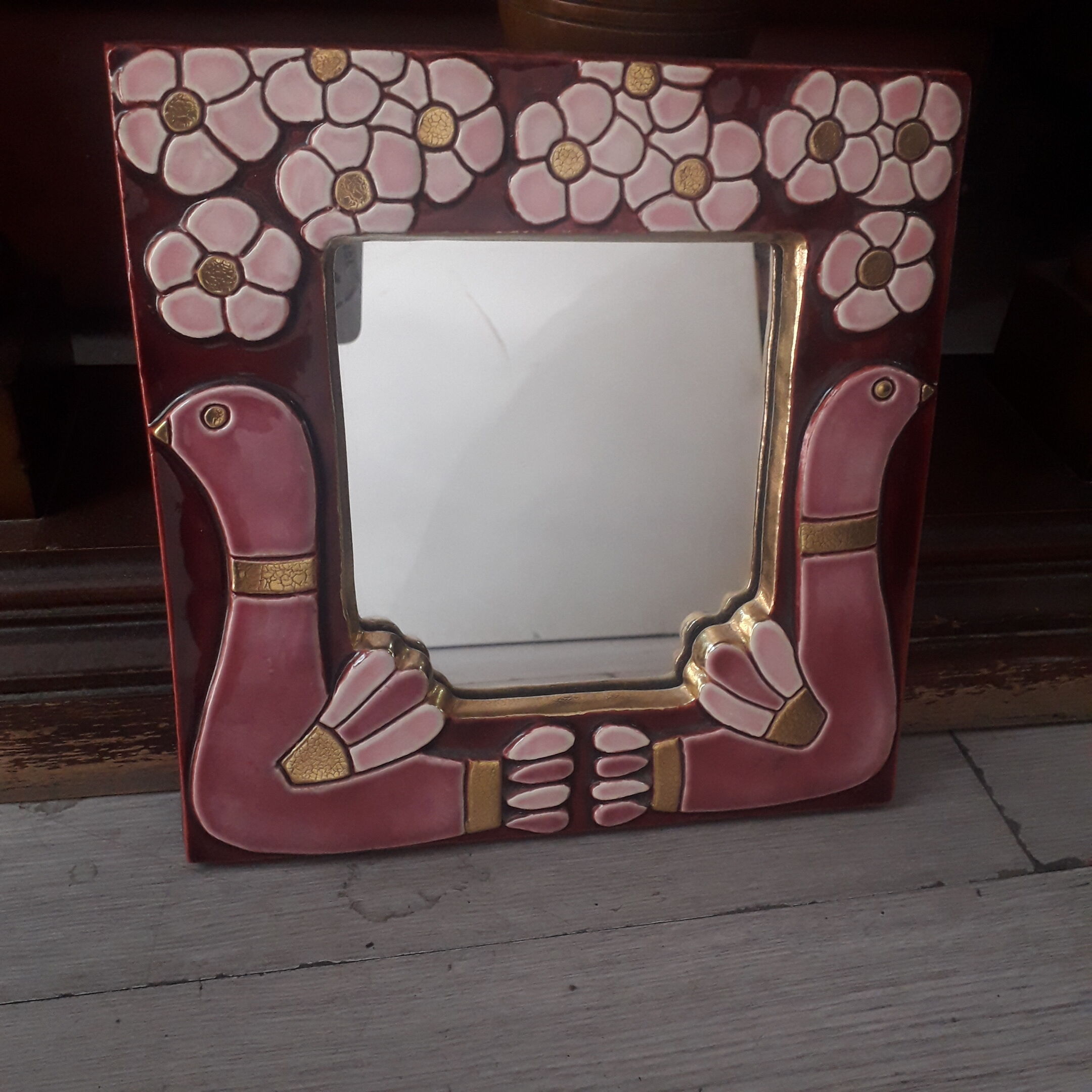 Mirror by Mithé Espelt - 25x25cm