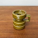 Mid-century West German pottery candlestick WGP by Cari Zalloni for Steuler, 1960s.