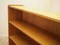 Danish ash veneer bookcase with adjustable shelves, 1970s