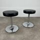2 tulip-legged stools, 1970s