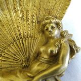 Cendrier/ vide poche en bronze ancien