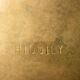 Philippe Hiquily. Hammered and gilded bronze bowl. Signed. 1980s.