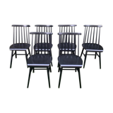 Suite of 6 Fanett chairs by Ilmari Tapiovaara