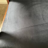 Scandinavian armchair in teak and velvet from the 60s