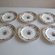 Haviland Limoges porcelain 6 dinner plates "A la corbeille" decor