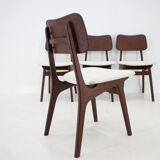 1960s Ib Kofod-Larsen Set Of 4 teak Dining Chairs Model 74 Denmark