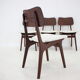 1960s Ib Kofod-Larsen Set Of 4 teak Dining Chairs Model 74 Denmark