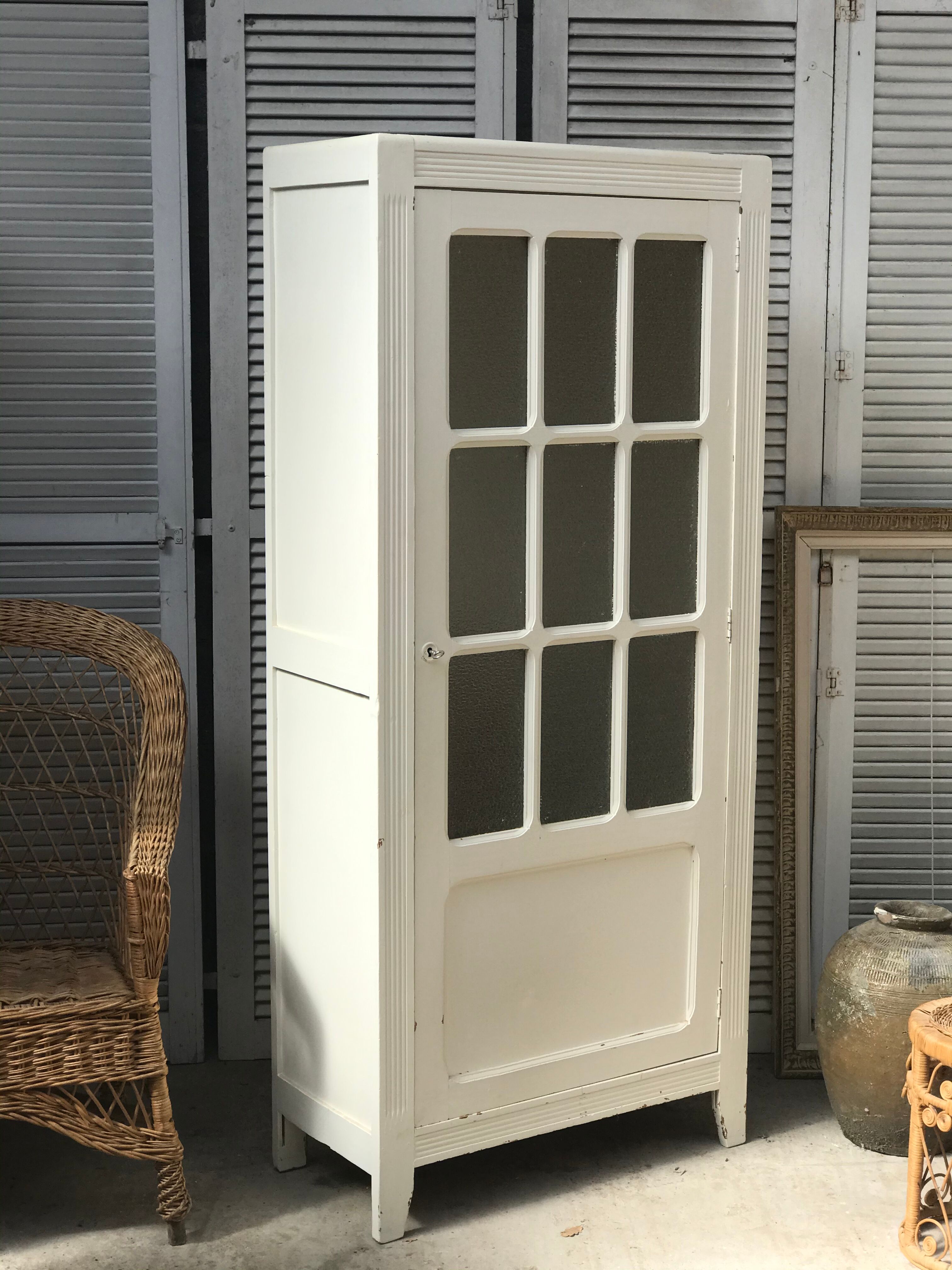 Glass-glazed parisian wardrobe