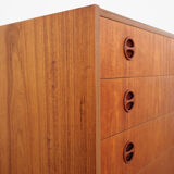 Commode en teck, design danois, années 1970, production: Danemark