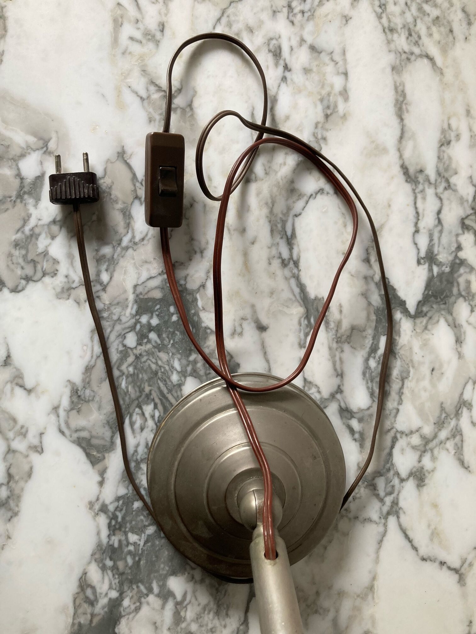 Art Deco metal table lamp 1930