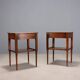 Antique bedside tables Statton Trutype Americana 20th century