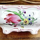 Luneville vegetable soup tureen, street lamp model