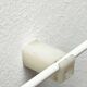 White minimalist string coat rack, modern mid-century, 1960s.