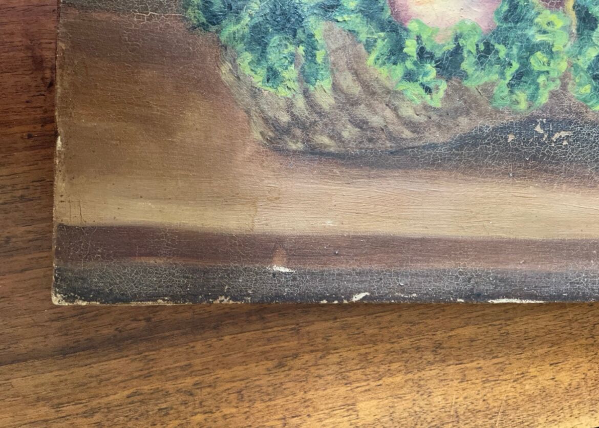 Old still life painting