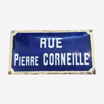 Vintage street sign Pierre Corneille
