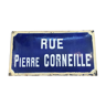 Plaque de rue vintage Pierre Corneille
