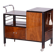 Czech Art Deco Trolley Walnut and Chrome-Plated Steel from Thonet, 1930s