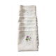 8 hand-embroidered napkins
